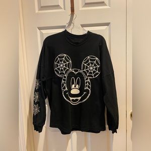 Rare Disneyland Mickey Mouse BOO “glow in the dark” spirit jersey